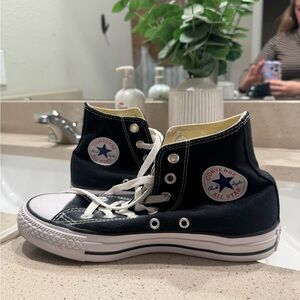 Converse High Top Sneakers - Black and Cream